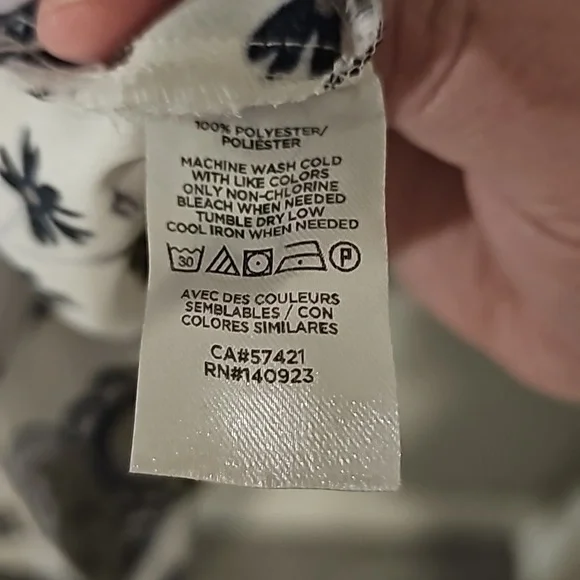 Loft Outlet Round Collar sleeveless Paisley Shell Size M New no tags - Picture 8 of 9